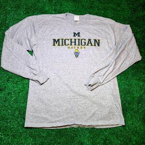 University of Michigan Wolverines Hockey MDen Long Sleeved tee